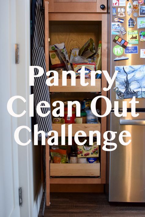 30-Day Pantry Clean Out Challenge - I'm spending the month trying to use up what we have instead of buying more food! Check out the challenge and try it for yourself! - ProjectMealPlan.com Pantry Meals Clean Out, Pantry Clean Out Recipes, Pantry Challenge Recipes, Freezing Food Preservation, Spending Freeze, Pantry Meals, Pantry Challenge, Cheap Meal Plans, Mom Challenge