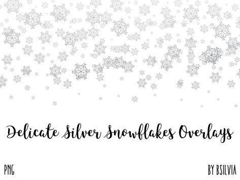 Transparent Overlays, Overlays Transparent, Silver Snowflakes, Image Editing Software, Photo Overlays, Digital Artists, Photoshop Elements, Transparent Png, Dark Backgrounds