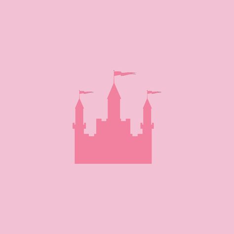 Pink Disney Castle, Icons Rosas, Icon Rosa, Widget Pics, Disney+ Icon, Ipad Ideas, Disneyland Castle, Pink Castle, Pink Icons