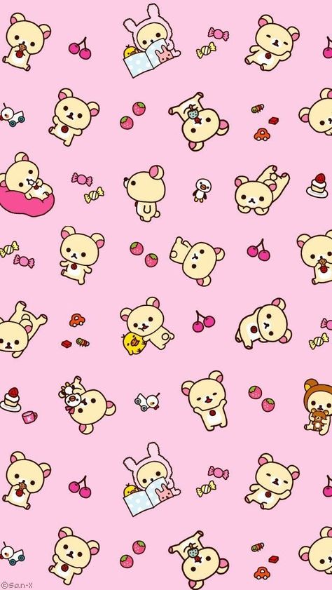 Cute Disney Backgrounds, Hello Kitty Ideas, Backgrounds Hello Kitty, Rilakuma Wallpapers, Making Envelopes, Disney Backgrounds, Kitty Ideas, Rilakkuma Wallpaper, Walpapers Cute