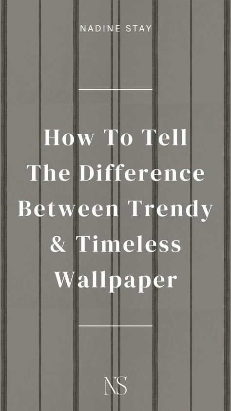 How to tell the difference between trendy vs timeless wallpaper. 9 timeless wallpapers. Trendy wallpaper patterns. How to pick wallpaper patterns that fit the style of your home. 9 timeless wallpaper patterns. #wallpaper #timelessvstrendy #timelesswallpaper #trendywallpaper One Wall Wallpaper Bedroom Patterns, Florence Court Wallpaper, Wallpaper In Office Interiors, Timeless Pattern Design, Living Room With Wallpaper Ideas, Dining Room Ideas Wallpaper, Wallpaper In Small Bedroom, Traditional Modern Wallpaper, Transitional Style Wallpaper