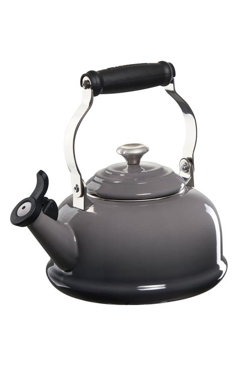 Le Creuset Classic Whistling Tea Kettle | Nordstrom Coffee Oatmeal, Whistling Tea Kettle, Induction Heating, Low Carb Low Sugar, Single Origin Coffee, Frothing Milk, French Press Coffee, Tea Makers, Milk Frother