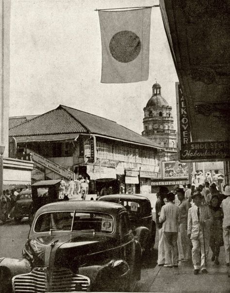 Escolta, 1943 - Japanese Occupation Pulang Araw, Philippine Landmarks, Senior Citizen Humor, Nostalgia Pictures, Philippine Economy, Imus Cavite, Retro Pi, Vintage Philippines, Philippine Culture