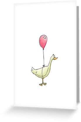 Easy To Draw Birthday Cards, Cute Hand Drawn Birthday Cards, Watercolor Funny Birthday Card, Duck Cards Handmade, Duck Card, Duck Birthday Card Ideas, Cute Watercolor Cards Happy Birthday, Duck Birthday Cards, Birthday Cards With Ducks