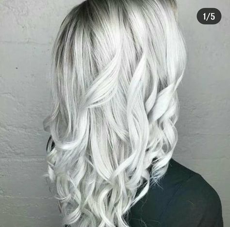 Blonde Hair Platinum Icy, Icy White Balayage, Ice Queen Hair Color, Long Blonde Icy Hair, Silver Blonde Hair Aesthetic, Icy Blonde Hair Color, Ice Hair, Ice Blonde Hair, Silver White Hair