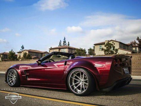 C6 Corvette Convertible Corvette Summer, C7 Z06, C6 Corvette, Custom Classic Cars, Toxic Masculinity, Corvette C6, Corvette For Sale, Classic Corvette, Wide Body Kits