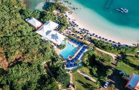 Bermuda - Grotto Bay Beach Resort & Spa Cheapest All Inclusive Resorts, Bermuda Hotels, Pool Villa, Summer Getaway, Resort And Spa, Going Places, Plunge Pool, Santa Lucia, Inclusive Resorts