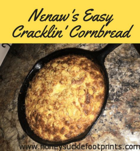 Cracklin Bread Recipe, Cracklin Bread, Cornbread Ideas, Crackling Cornbread, Cracklin Cornbread, Cornbread Fritters, Yummy Nummies, Cornbread Biscuits, Easy Diner