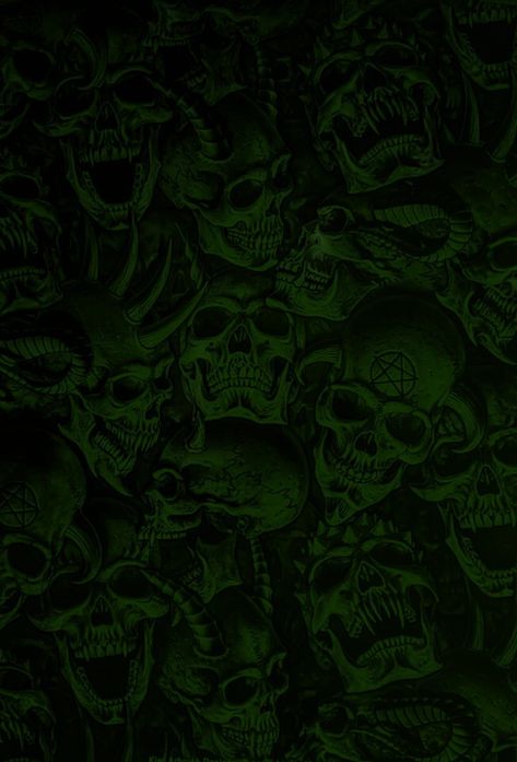 Dark Green Skeleton Aesthetic, Evil Background Aesthetic, Green Satanic Wallpaper, Dark Green Goth Aesthetic, Dark Green Halloween Wallpaper, Green Goth Aesthetic Wallpaper, Green Wallpaper Skeleton, Green Horror Wallpaper, Green Evil Aesthetic