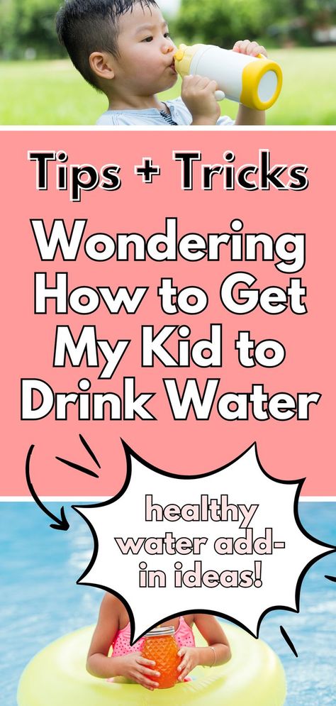 Wondering how to get my kid to drink water? Discover the best way to hydrate kids with fun hydration drinks for kids. Learn ways to encourage drinking water and simple tips on how to get kids to drink more water. These ideas will make it easy to find how to get kids to drink more water and stay hydrated! Things To Add To Water, Hydration Drinks, Drinks For Kids, Hydrating Drinks, Healthy Water, Drink More Water, More Water, Stay Hydrated, Drinking Water