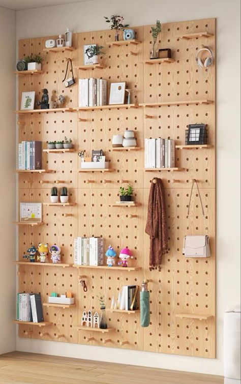 Peg Board Retail Display, Custom Pegboard, Peg Board Walls, Modern Shelving, Studio Design, Display Design, Cat Tree, Peg Board, Retail Display