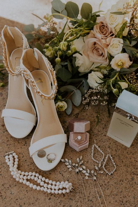 Boho Wedding Flats, Before Wedding Pictures, Wedding Details Unique, Bride Flats, Wedding In Arizona, Wedding Shoes Photography, Boho Wedding Centerpieces, Modern Boho Wedding, Bride Preparation