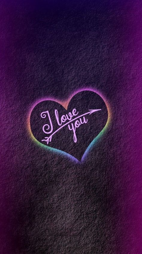 Neon Hearts Wallpaper, Purple Love Heart, Faith Hope Love Tattoo, Love Background, Beauty Iphone Wallpaper, O J Simpson, Android Wallpaper Dark, I Love You Images, Love Heart Images