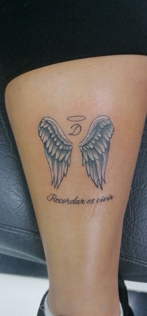 Miscarried Tattoo, Miscarried Tattoo Ideas, Memorial Wings, Tattoo Memorial, Memorial Tattoo Quotes, Baby Tattoo, Mother Tattoos, To My Dad, Memorial Tattoo