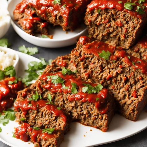 Classic Spicy Meatloaf Recipe | Recipes.net Meatloaf With Jalapenos, Spicy Meatloaf Recipes, Golden Corral Meatloaf Recipe, Ground Pork Meatloaf, Spicy Turkey Meatloaf, Spicy Meatloaf, Venison Meatloaf, Pork Meatloaf, Tasty Meatloaf Recipe