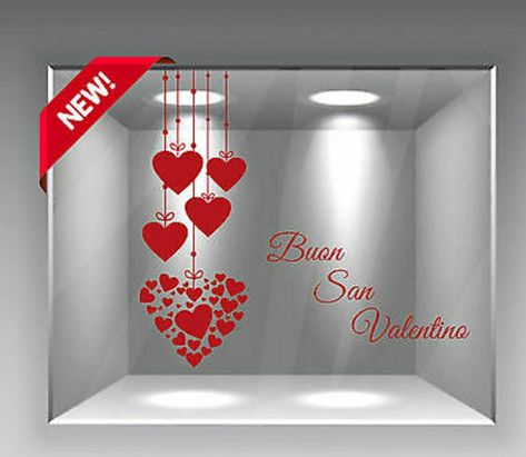 Valentines Window Display, Diy Valentine's Day Decorations, Window Display Design, Saint Valentine, St Valentin, Window Painting, Valentine's Day Diy, Display Design, Valentines Day Decorations