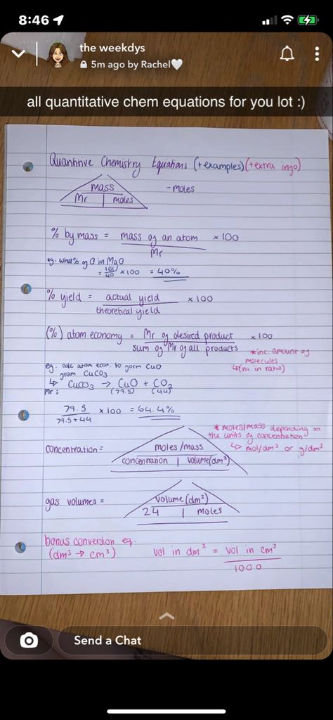 Chemistry Equations, Equations, Chemistry, The Unit, Education