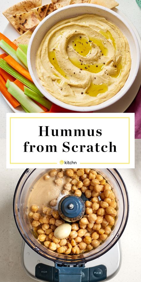 How To Make Hummus from Scratch | Kitchn How To Make Hummus, Arabisk Mat, Hummus Wraps, Gina Livy, Homemade Hummus Recipe, Hummus Recipes, Hummus Recipe Homemade, Scratch Cooking, Meal Prep Plans