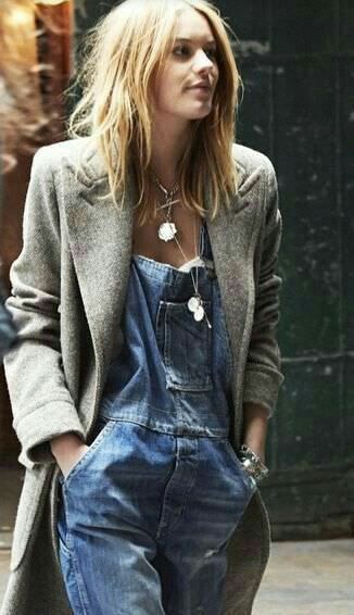 Camille Rowe, Stylish Jumpsuit, Bohol, Jumpsuit Outfit, Mode Casual, Elements Of Style, 가을 패션, Denim Overalls, Looks Style