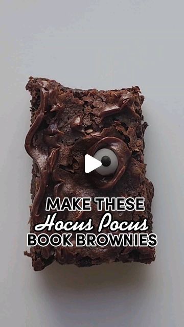 Heather Metroka ✨️ Magical Food & Cocktail Recipes on Instagram: "BoOoOoK. 👁 save these to make when you watch Hocus Pocus 2!   How cute are these Hocus Pocus book brownies!  They were so easy! All you need is a box of brownies, chocolate frosting and edible eye candy! All these ingredients can be found at the dollar tree or your local grocery store backing aisle!   Be sure to save this post to try later!" Book Brownies, Box Of Brownies, Magical Food, Hocus Pocus Book, Edible Eyes, Hocus Pocus 2, Brownies Chocolate, Local Grocery Store, Chocolate Frosting