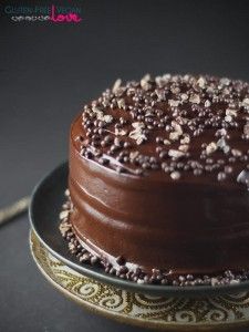 Gluten-Free Vegan Sweet Potato Cake with Chocolate Pudding Frosting {Refined Sugar-Free} Chocolate Pudding Frosting, Cake With Chocolate Pudding, Chocolate Cake With Frosting, Sweet Potato Chocolate Cake, Potato Chocolate Cake, Vegan Sweet Potato Recipes, Vegan Chocolate Frosting, Pudding Frosting, Gluten Free Cake Recipe