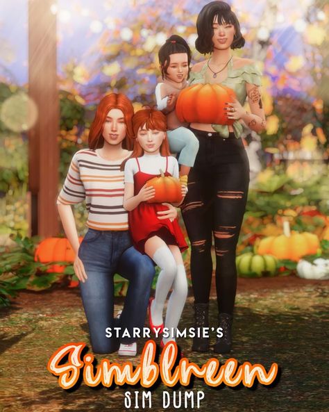 Hey everyone! I'm so happy to share my simberleen sim dump! This sim dump of a family was voted for on my story on instagram, @starrysimsie. 

For instructions on how to install these sims into your game and a full T.O.U, please check the contents of the zip file! Sims 4 Starrysimsie Poses, Simberleen Cc, Sims 4 Sims Dump Family, Sims Family Download, Sims 4 Family Poses 4 People, Sims 4 Cc Zip Files, Sims 4 Tray Files, Sims 4 Sims Dump, Sims 4 Dump