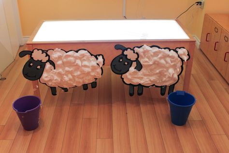 Sheep Sheering Preschool, Petting Zoo Farm Aesthetic, Farm Role Play Area Eyfs, Sheep Sensory Bin, Farm Themed Activities, Farm Lessons, Farm Animals Activities, Farm Theme Preschool, Farm Unit