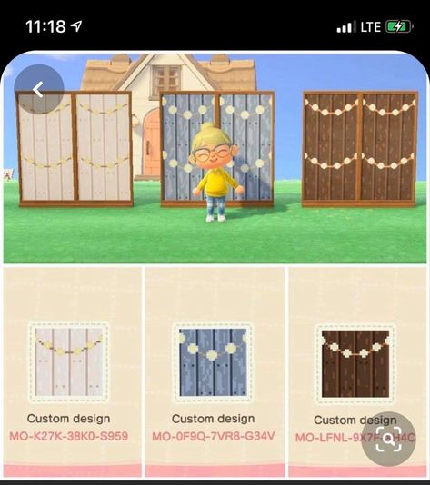 Panel Codes Acnh, Animal Crossing Floor Design Code, Acnh Pathway Ideas, Deck Codes Acnh, Animal Crossing Wood Path Designs, Acnh Partition Wall Ideas, Animal Crossing Planks Code, Wall Acnh Codes, Acnh Fence Code