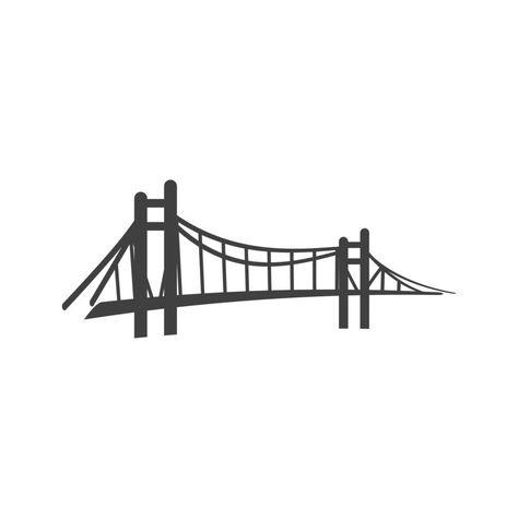 Bridge Vector, Bridge Illustration, Bridge Icon, Logo Moodboard, Vector Icons Illustration, Fun Easy Crafts, Adventure Awaits, The Bridge, Icon Illustration