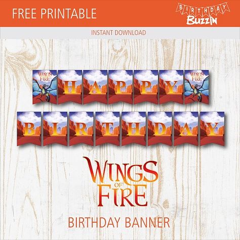 Wings Of Fire Printables, Wings Of Fire Party Decorations, Wings Of Fire Birthday, Wings Of Fire Party Ideas, Wings Of Fire Birthday Party, Wings Of Fire Party, Wings Of Fire Birthday Party Ideas, Dragon Birthday Theme, Fire Party Ideas