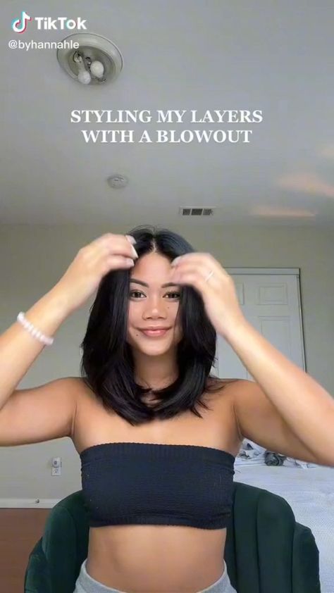 Layered Haircuts For Medium Hair, Hair Cute, Hairstyles For Layered Hair, Blowout Hair, Shoulder Length Hair Cuts, Short Hair Tutorial, Haircuts For Medium Hair, Haircuts Straight Hair, Medium Hair Cuts