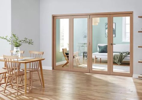 https://www.vufold.co.uk/media/catalog/category/finesse-fully-closed-4door-oak-category.webp Internal Bifold Doors, Internal Folding Doors, Folding Doors Interior, Internal Door Handles, Sliding Folding Doors, Room Divider Doors, Folding Room Dividers, Flat Pack Furniture, Cosy Room