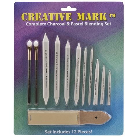 Professional Art Supplies, Charcoal Sticks, Charcoal Pencil, Blending Tools, Blotting Paper, Blending Sponge, Art Supply Stores, Pastel Paper, Prismacolor Pencils