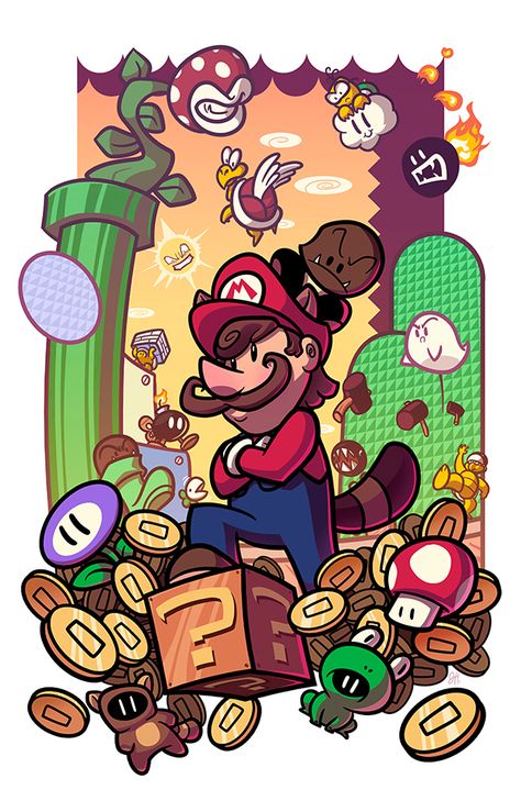 Mario E Luigi, Super Mario Bros Party, Mario Game, Dragon Tattoo Art, Super Mario Games, Mario Fan Art, Skateboard Deck Art, Doremon Cartoon, Mario Games