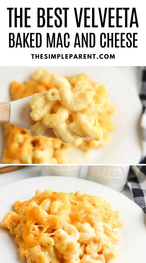 Mac and Cheese. With Text Reading: Baked Velveeta Mac and Cheese. Baked Velveeta Mac And Cheese Recipe, Baked Velveeta Mac And Cheese, Mac And Cheese Recipe Baked Velveeta, Homemade Velveeta Mac And Cheese, Velveeta Mac And Cheese Recipe, Homemade Mac And Cheese Recipe Velveeta, Best Homemade Mac And Cheese Recipe, Oven Mac And Cheese, Homemade Mac And Cheese Recipe Easy