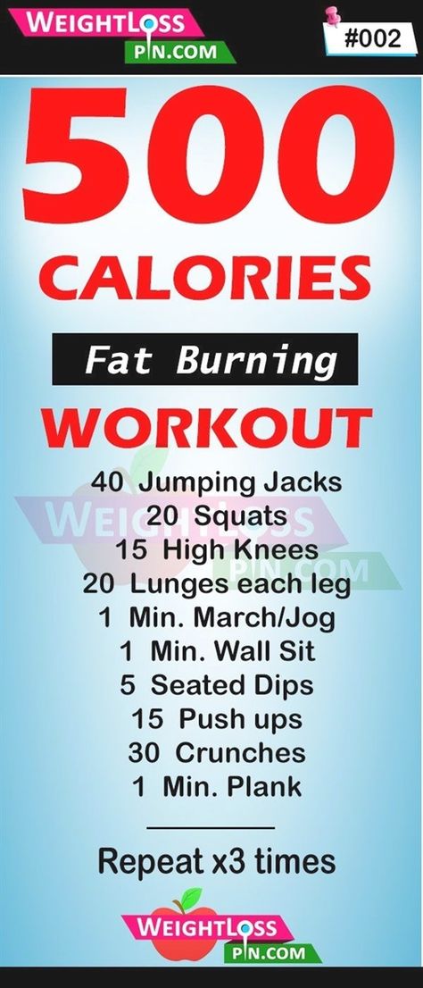 Calories Workout, Workout Morning, Workout Fat Burning, Calorie Workout, Evening Workout, 500 Calorie, Burning Workout, Workout Program, 500 Calories