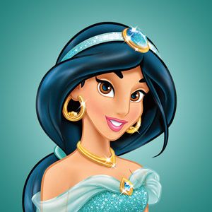 Princess Jasmine is one of the Disney Princesses. Jasmine's love interest isAladdin. 1 Movie 2 Appearance 2.1 Princess gown 3 Personalities 3.1 Description 4 Trivia Coming soon... Jasmine has long jade blue hair, brown eyes and tan skin with an Arabic appearance. Her princess gown is a two-piece outfit. The top of the outfit is a turquoise off-shoulder bandeau, and the shoulder-cloth is translucent. The bottom of the outfit are turquoise breeches with the organza veil outside. She wears an ... Princess Jasmine Costume Diy, Pocahontas 2, Disney Duos, Hulk Character, Official Disney Princesses, Disney Princess Jasmine, Disney Jasmine, Girl Cartoon Characters, Disney Wiki