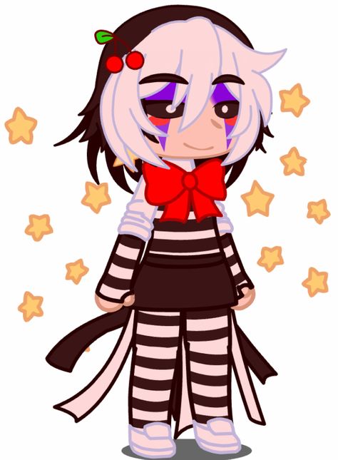 Puppet Fnaf Gacha Club, Puppet Gacha Club, Fnaf Oc Ideas, Gacha Club Fnaf, Fnaf Designs, Marionette Fnaf, Fnaf Gacha Club, Fnaf Photos, Charlotte Emily