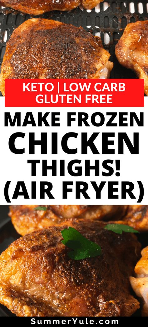 Frozen Chicken Thigh Air Fryer, Cook Frozen Chicken In Air Fryer, How To Cook Frozen Chicken In Air Fryer, Cooking Frozen Chicken In Air Fryer, Frozen Chicken In The Air Fryer, Chicken Thigh Recipes Frozen, Frozen Chicken In Air Fryer, Frozen Chicken Thighs Crockpot, Frozen Chicken Air Fryer