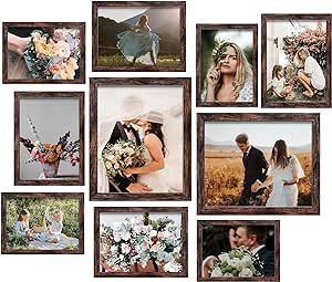 Wall Frame Collage, Multiple Picture Frame, Farmhouse Photo Frames, Gallery Wall Picture Frames, Gallery Wall Frame Set, Frame Wall Collage, Frame Collage, 4x6 Frames, Wall Frame Set