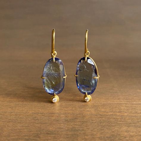 Tanzanite Diamond Earrings, Tanzanite Jewelry, Newport Rhode Island, Tanzanite Diamond, Newport Ri, Art Nouveau Jewelry, Girly Jewelry, Blue Accents, Cute Jewelry