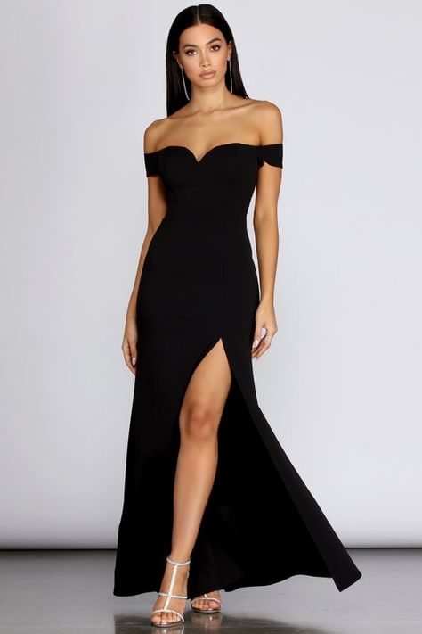 Holiday Party Dress Formal, Black Prom, Holiday Party Dresses, Windsor Dresses, Elegant Dresses For Women, Black Prom Dresses, Dress Plus Size, Fancy Dresses, Shapewear