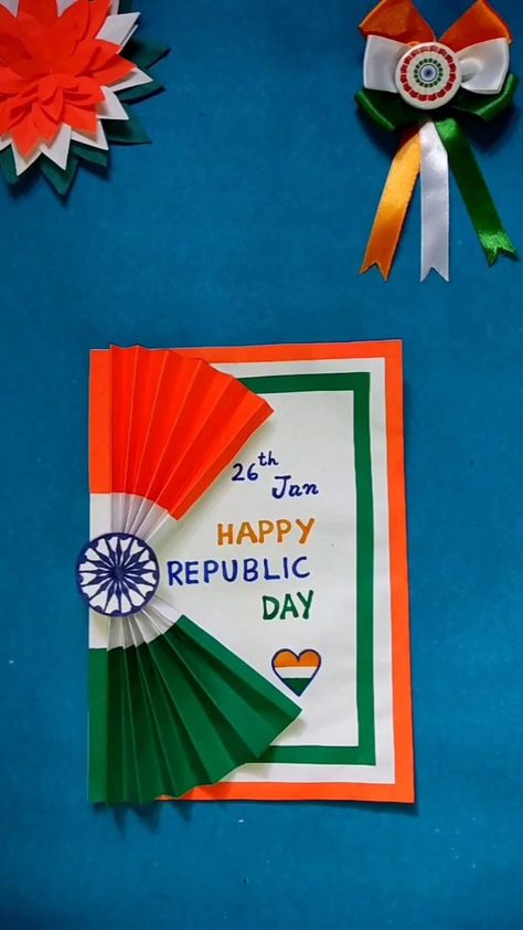 Unique Republic day🇮🇳 card ideas | Republic day paper craft | Diy Indian Flag with Paper in 2022 | Paper crafts, Hand crafts for kids, Diy crafts gift box Republic Day Card, Independence Day Card, August Crafts, School Kids Crafts, Flag Crafts, Independance Day, Small Kitchen Ideas, Cool Paper Crafts, Hand Crafts For Kids