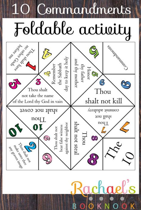 Best 25+ 10 commandments kids ideas on Pinterest | 10 commandments ... Free Sunday School Printables, Sunday School Printables, Bible Camp, Sunday School Kids, The Ten Commandments, Primary Lessons, General Ideas, Sunday School Activities, School Printables