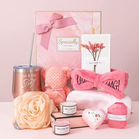 Female Gift Ideas, Best Friend Birthday Present, Gifts For Female Friends, Spa Box, Gift Baskets For Women, Spa Gift Basket, Gift Boxes For Women, Get Well Soon Gifts, Relaxation Gifts