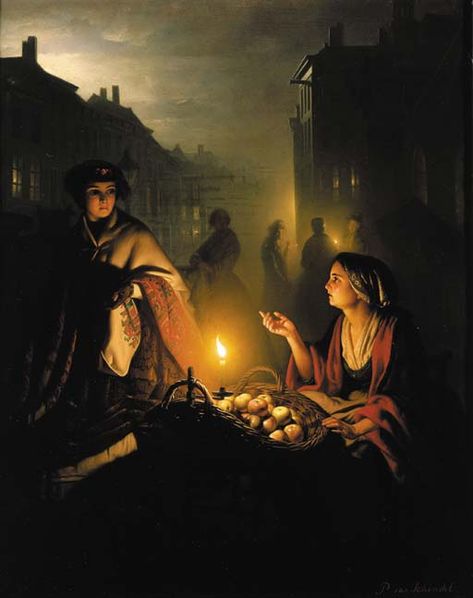 Petrus Van Schendel, Painters Studio, Moonlight Painting, Dutch Painters, Piet Mondrian, Night Market, Artist Life, Chiaroscuro, Museum Of Fine Arts