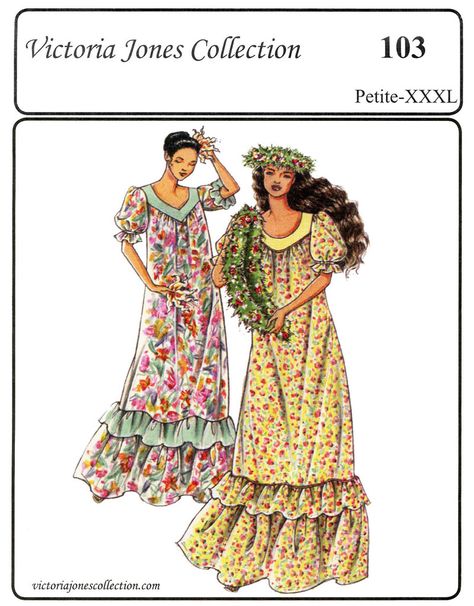 Mumu Dress Pattern, Muumuu Dress Pattern Free, Muumuu Dress Pattern, Hawaiian Dress Pattern, Simplicity Patterns Dresses, Plus Size Sewing Patterns, Muumuu Dress, Plus Size Patterns, Plus Size Sewing