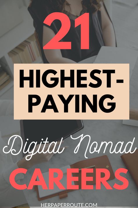 Let’s take a look at the 21 highest-paying digital nomad careers! Yes, you can leave your 9-5 cage and get a high-paying remote job. If you’ve ever dreamed of the digital nomad life, working from anywhere, I’m here to tell you it is possible. Digital nomads and remote workers are not some special gifted breed; they are just people who have managed to build that type of life for themselves. Location Independent Lifestyle, Wealth Planning, Digital Nomad Jobs, Get Paid To Travel, Paid To Travel, Nomad Life, Digital Nomad Life, Remote Workers, Wealth Management