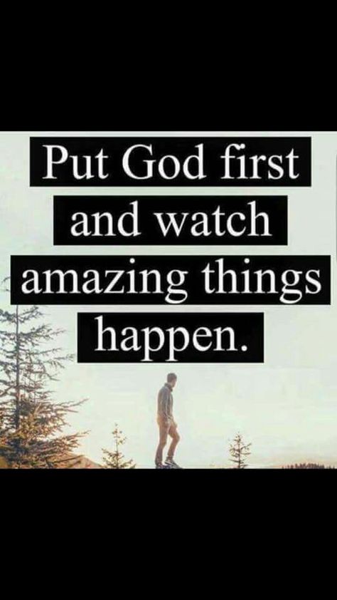 Here’s the thing. Don’t just say you put him first and then do your own thing. Put him in charge over your entire life and see how He actually solves everything for you one by one, piece by piece. Put God First, Prosperity And Abundance, Ayat Alkitab, Perfect Timing, God First, Religious Quotes, Bible Verses Quotes, Faith In God, Quotes About God