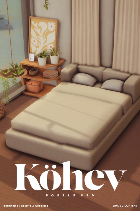 ❤ ᴀᴠᴀʟɪᴀʙʟᴇ ᴏɴ ᴍʏ ᴘᴀᴛʀᴇᴏɴ ❤ Sims 4 Murphy Bed, Sims 4 Brownstone Cc, Sims 4 Outside Wall Cc, Sims 4 Cc Modern Couch, Sims 4 Cc Earthy Furniture, S4cc Bedroom, Sims 4 Cc Master Bed, Bed Cc Sims 4 Maxis Match, Build Cc Maxis Match